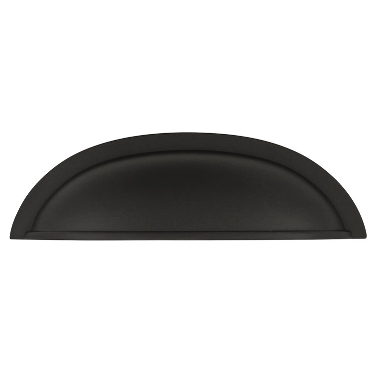 Oil-Rubbed Bronze 3-Inch Cup Pull with Mounting Hardware