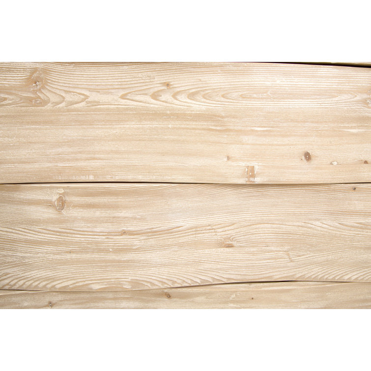 Presley Natural Wood 4-Drawer Farmhouse Dresser