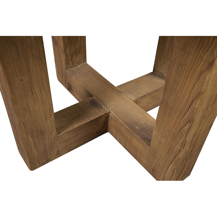 Ranger Solid Pine Rustic Brown Square End Table