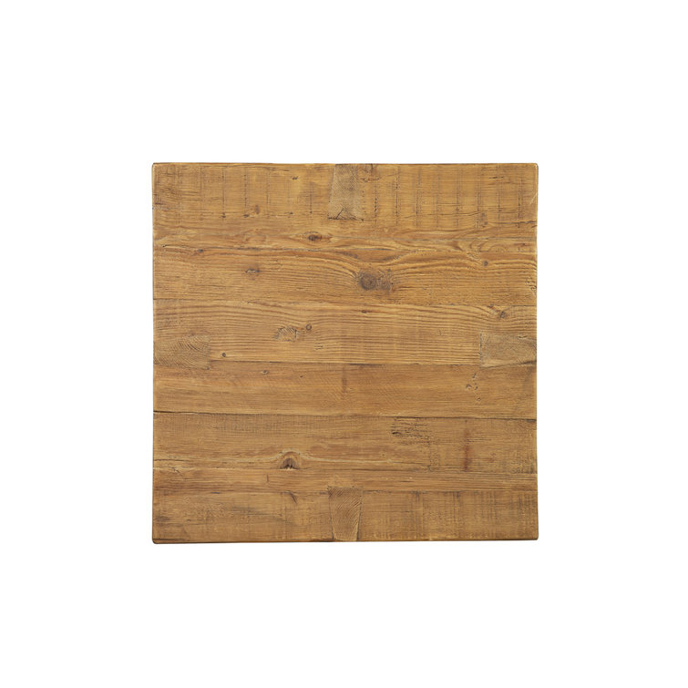 Ranger Solid Pine Rustic Brown Square End Table