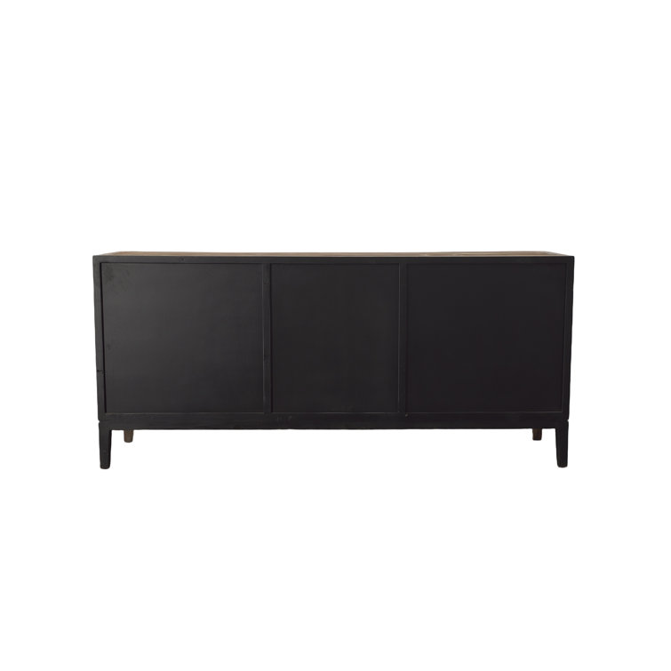Preston 9-Drawer Solid Pine Wood Sideboard