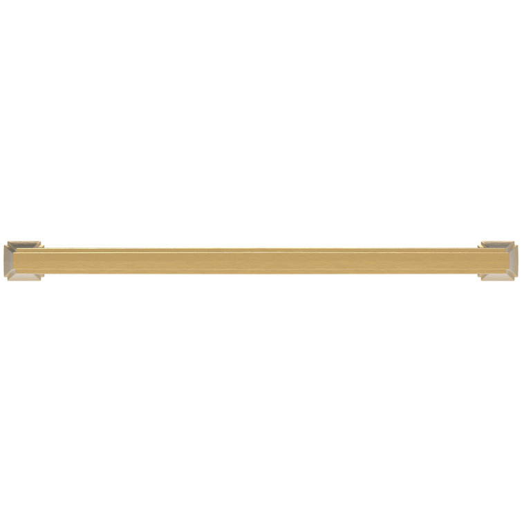 Brushed Golden Brass Modern Cabinet Drawer Pull Handle
