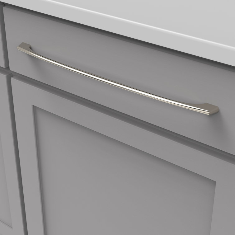 Bright Nickel 18" Modern Cabinet Handle
