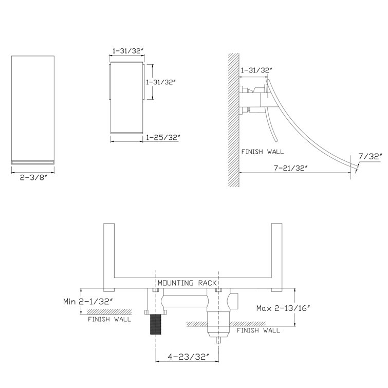 Elegant Brushed Nickel Waterfall Bathroom Faucet with Single Lever