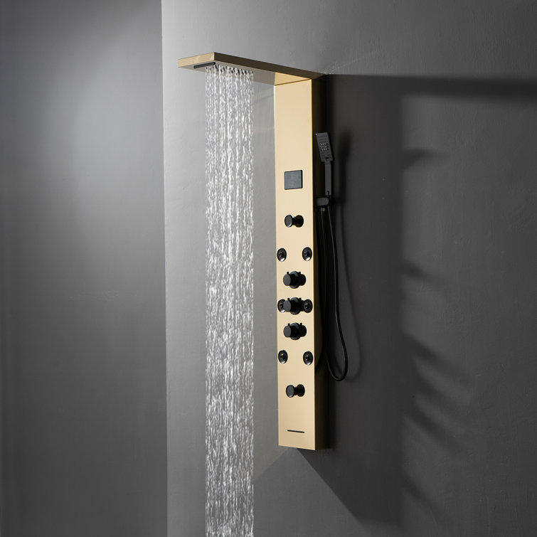57.99'' Shower Panel with Fixed Shower Head