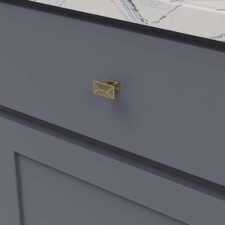 Windover Antique Rectangular Modern Cabinet Knob