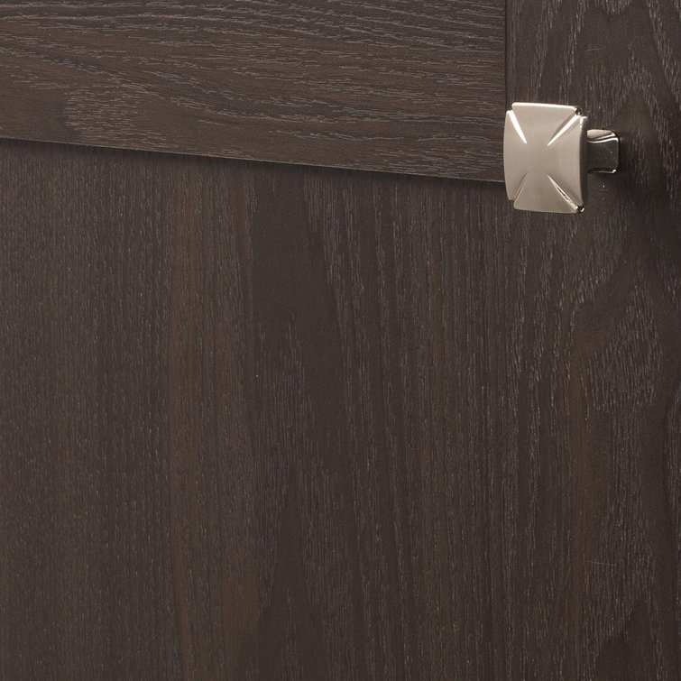 Satin Nickel Square Cabinet Knob with Sleek Design