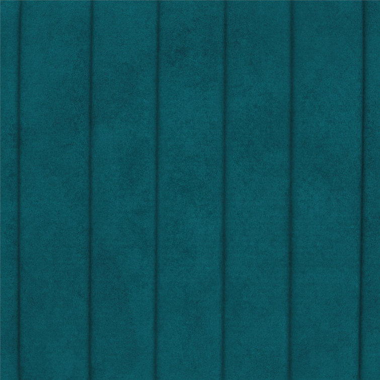 Emerald Green Velvet Accent Chair with Manufactured Wood Frame