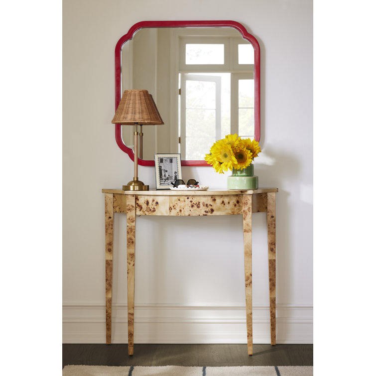 Tan Rattan Shade Gold Base Table Lamp