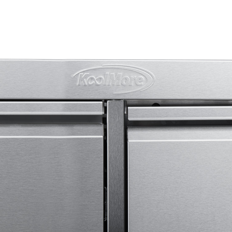 32 in. Stainless Steel Outdoor BBQ Cabinet with Drawers and Gas Tank Storage