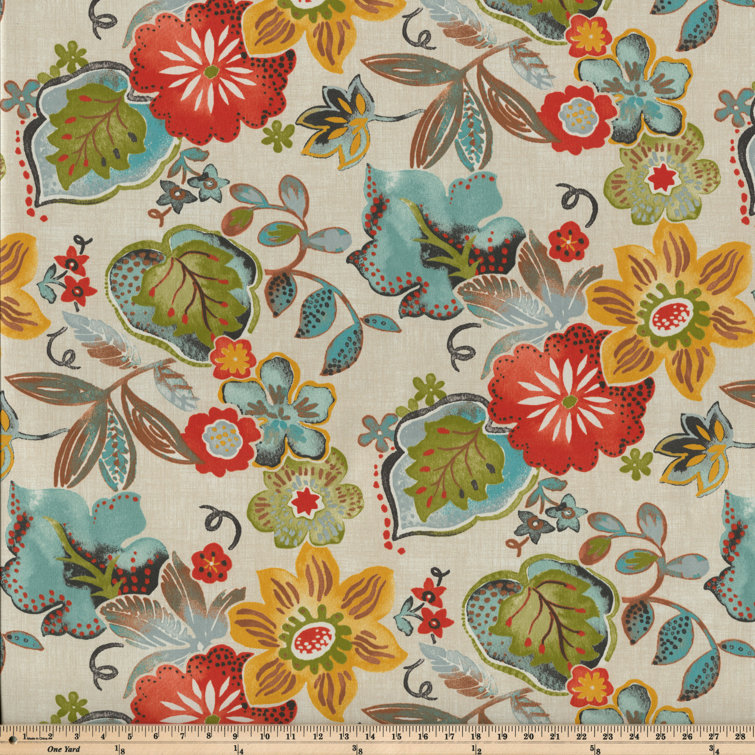 Alatriste Floral Watercolor Rectangular Indoor/Outdoor Throw Pillows Set