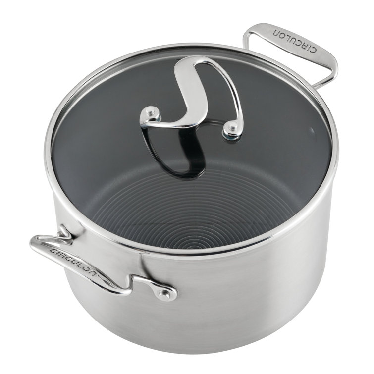 Circulon 11-Piece Stainless Steel Induction Cookware Set with Nonstick Technology