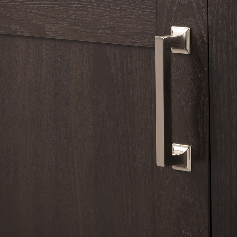 Satin Nickel Modern Cabinet Drawer Pulls 10-Pack
