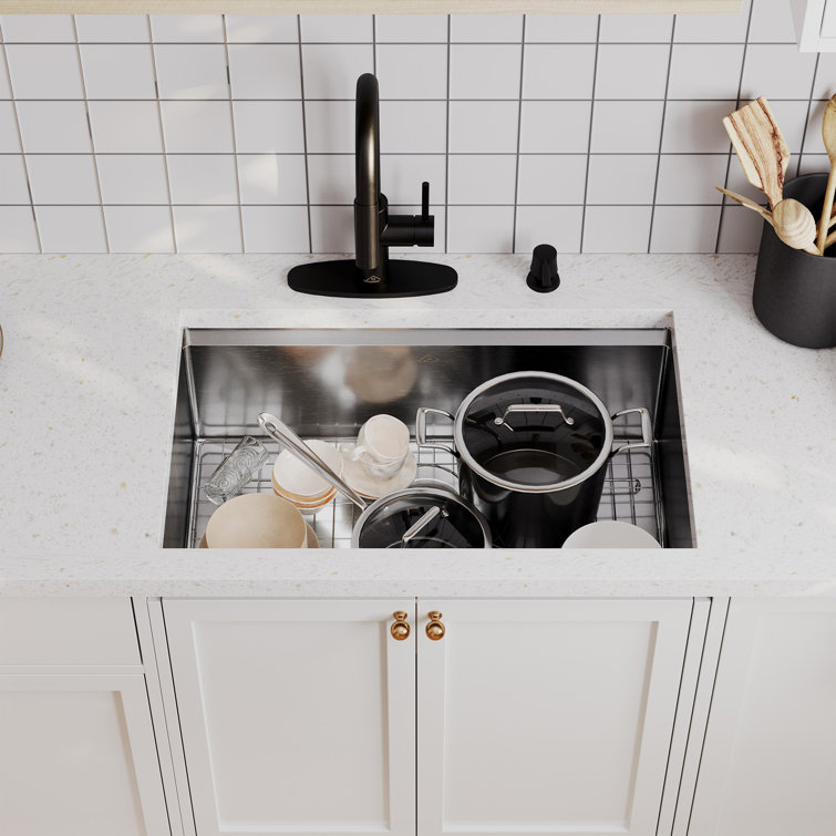 32'' Stainless Steel Single Bowl Farmhouse Kitchen Sink