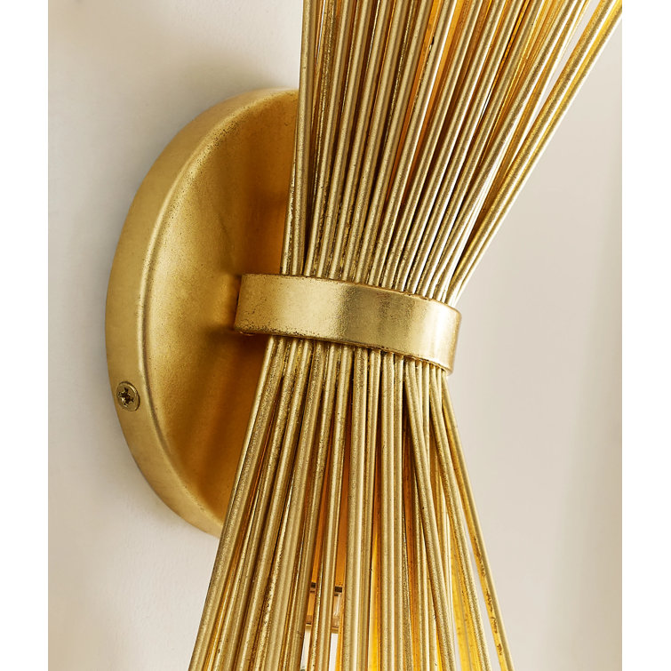 Strada Organic Nickel 19.5" Dimmable Wall Sconce