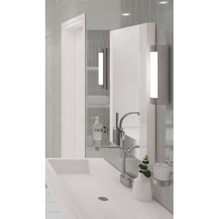 Ergo 3" x 10.5" Polished Gray Glass Hexagonal Tile