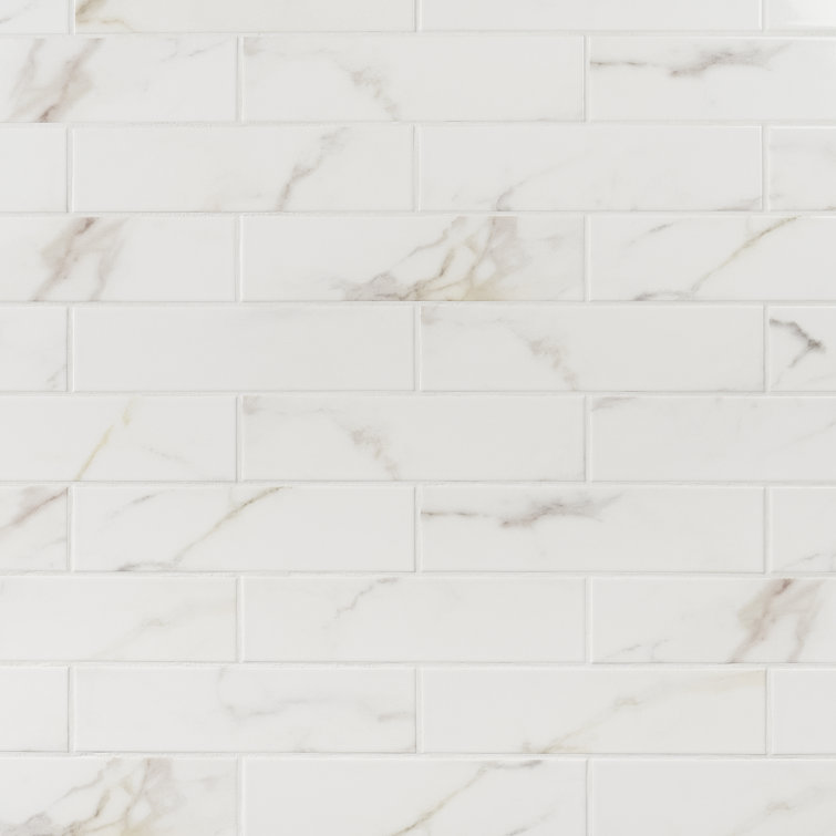 Arsenale Polished Beige Ceramic Subway Wall Tile