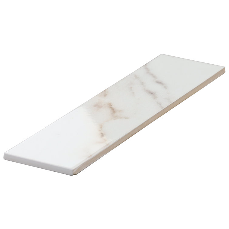 Arsenale Polished Beige Ceramic Subway Wall Tile