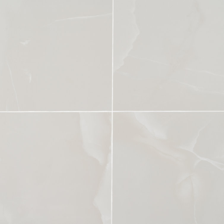 Saroshi Large Format Polished Porcelain Marble Look Tile