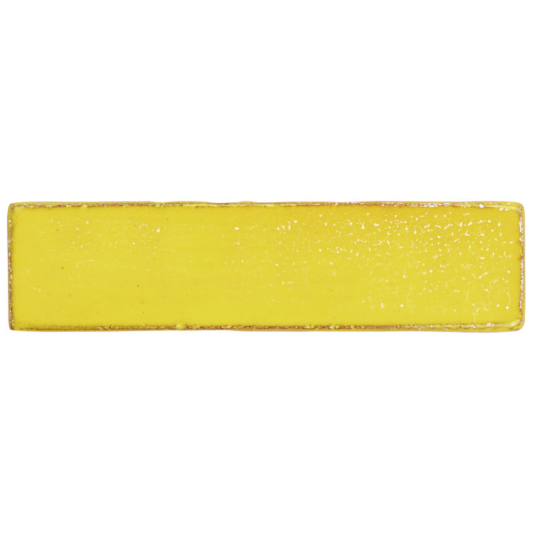 Orion 2" x 8" Yellow Glossy Ceramic Subway Tile