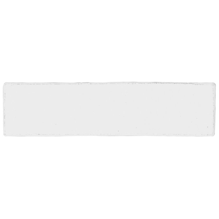 Orion White Glossy Ceramic Subway Wall Tile 2" x 8"