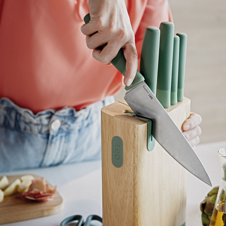 BergHOFF Forest Stainless Steel 6Pc Knife Block Set