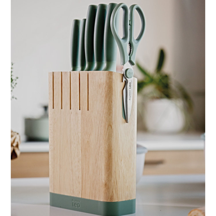 BergHOFF Forest Stainless Steel 6Pc Knife Block Set