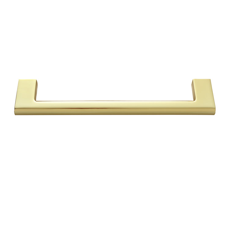 Vail 10-inch Polished Gold Rectangular Bar Pull