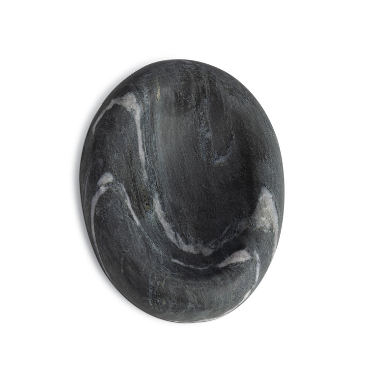 Handcrafted Black Marble Decorative Bowl