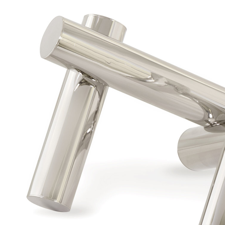 Polished Nickel Modern Abstract Metal Sculpture