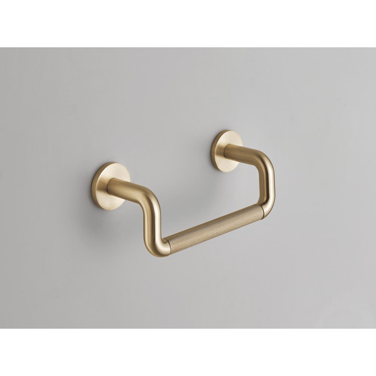 Luxe Gold Stainless Steel Wall Mounted Mini Towel Bar