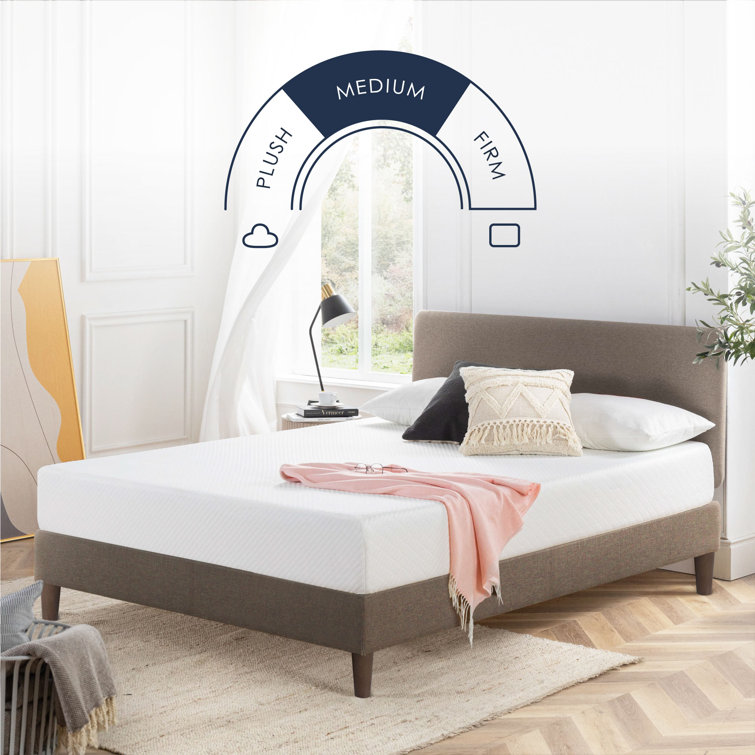 Full Size 10 Inch White Gel Memory Foam Mattress