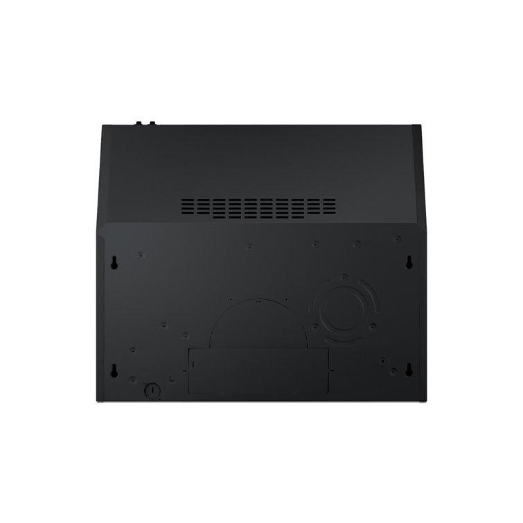 Black Steel Convertible Under Cabinet Range Hood with Charcoal Filter