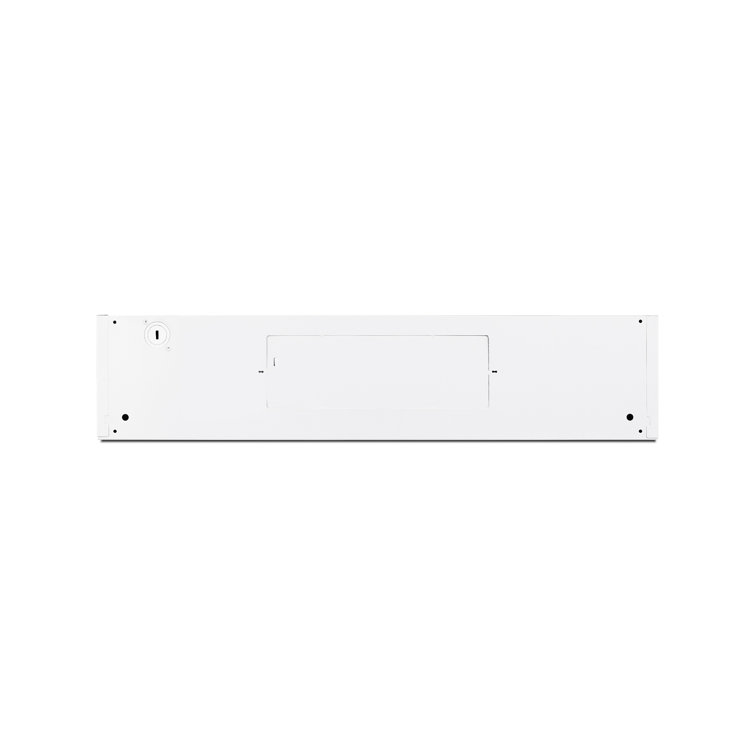 Summit 24" White Convertible Under Cabinet Range Hood with Charcoal Filter