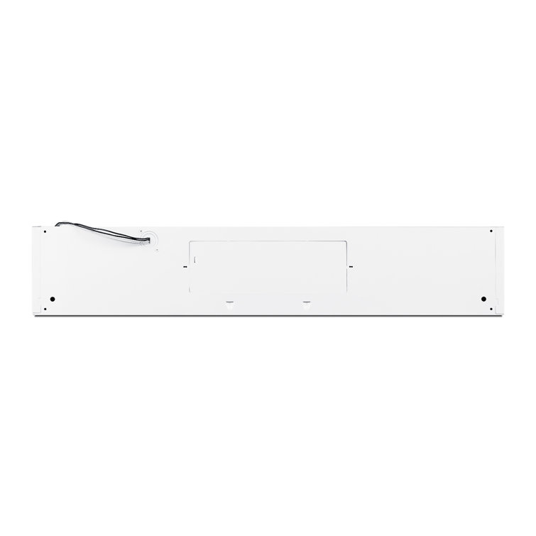 White Stainless Steel Convertible Under Cabinet Range Hood