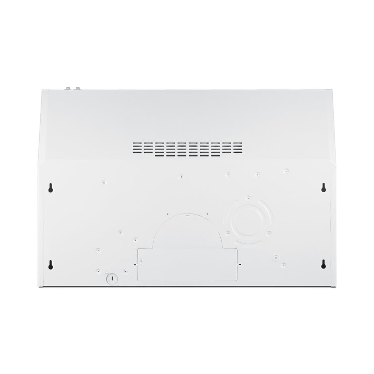 White Stainless Steel Convertible Under Cabinet Range Hood