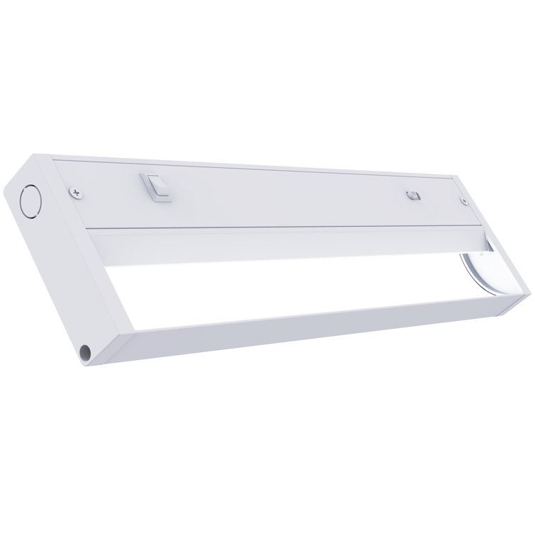 12-Inch White Aluminum LED Under Cabinet Light Bar