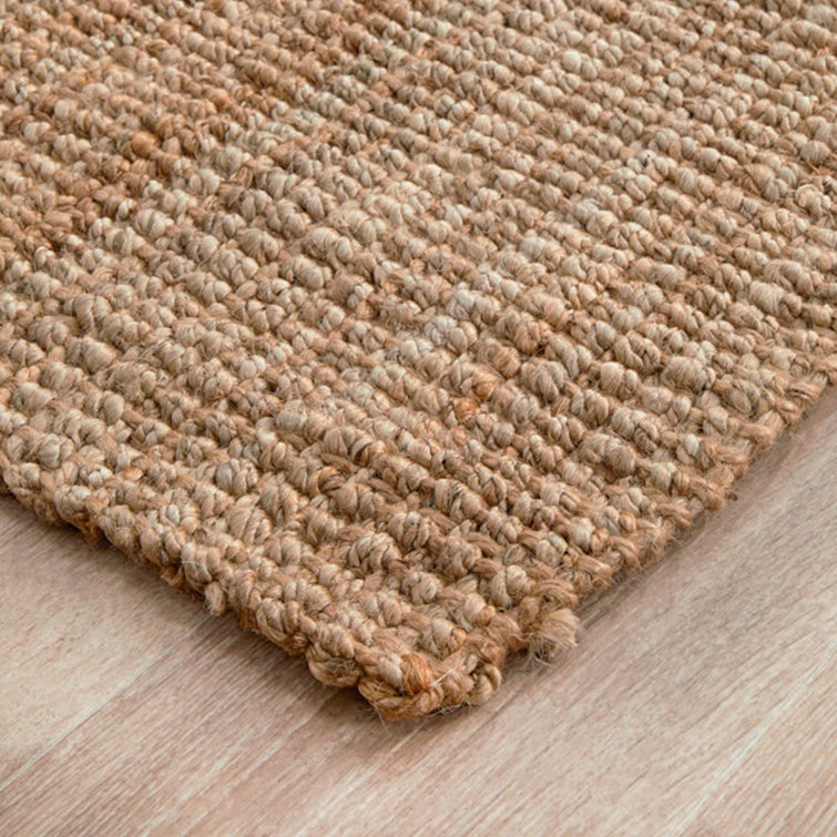 Natural Jute Handmade Flat Woven Rectangular Rug 5' x 8'