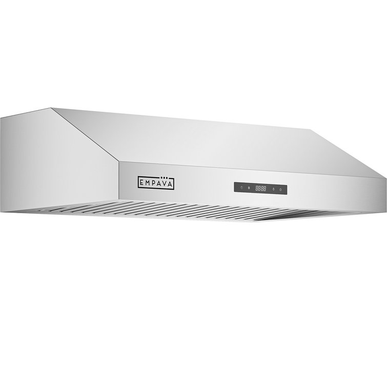30" Brushed Stainless Steel Under Cabinet Range Hood with Charcoal Filter