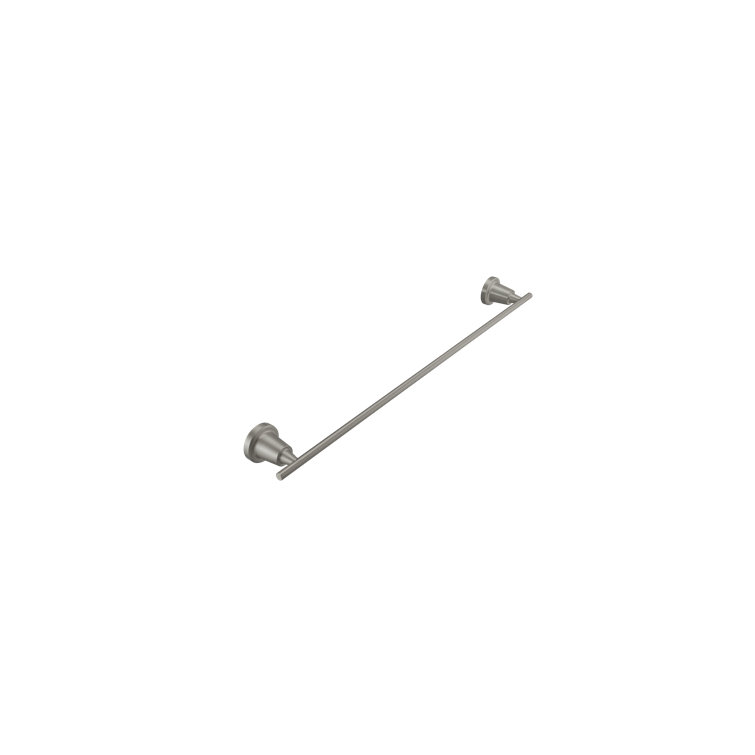 Brushed Nickel 4-Piece Bathroom Hardware Set with Towel Bar