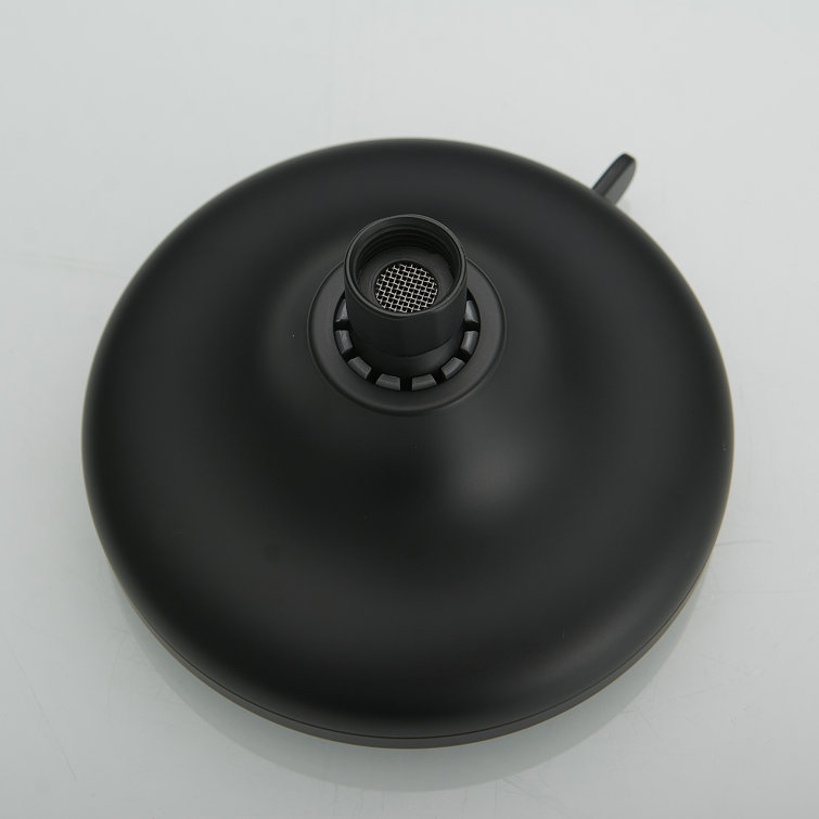 Matte Black Dual Function Rain Shower Faucet Combo Set