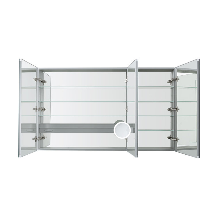 Royale 60" Triple Door Medicine Cabinet with LED Mirror