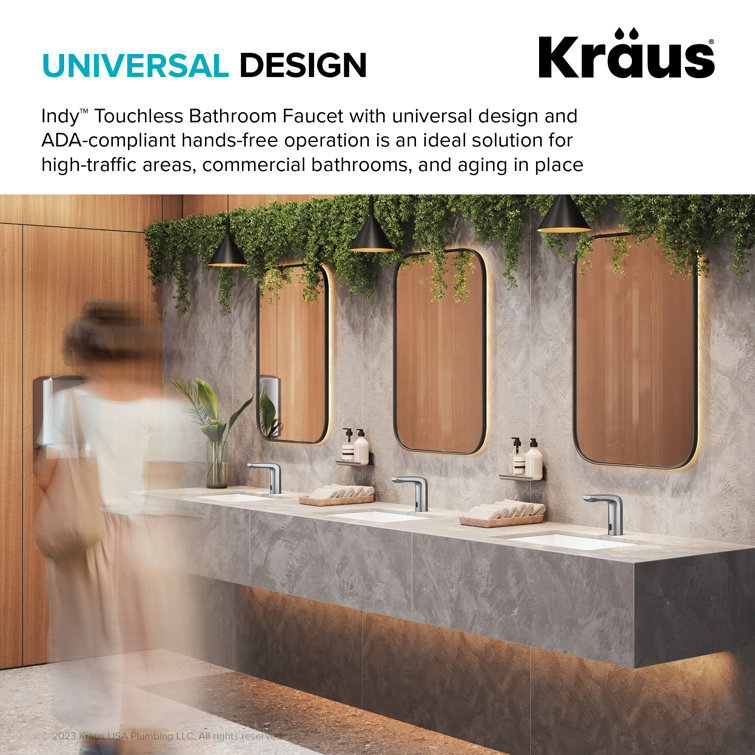Indy Touchless Sensor Stainless Steel Bathroom Faucet