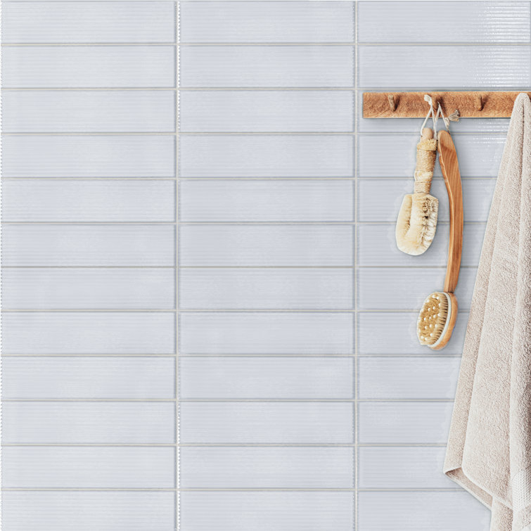 Stacy Garcia Olimar Grooved 4" x 16" Polished Porcelain Subway Wall Tile (7.74 Sq. Ft. / Case)