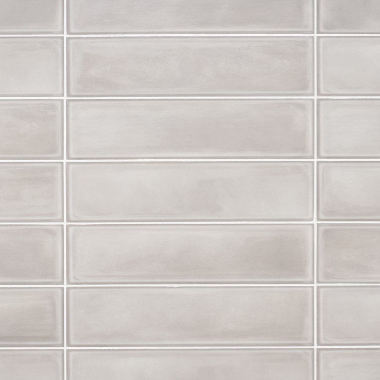 Stacy Garcia Gray Matte Porcelain Subway Wall Tile