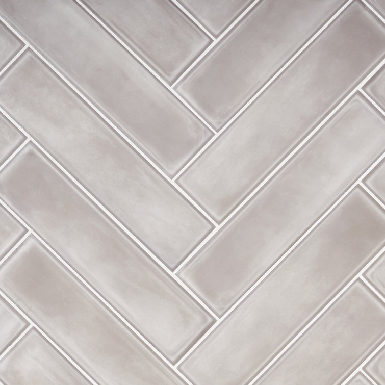 Stacy Garcia Gray Matte Porcelain Subway Wall Tile