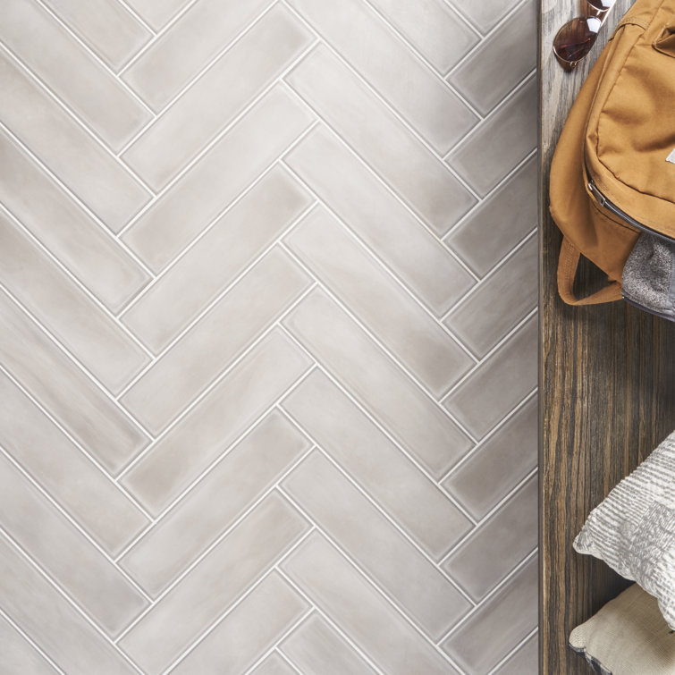 Stacy Garcia Gray Matte Porcelain Subway Wall Tile