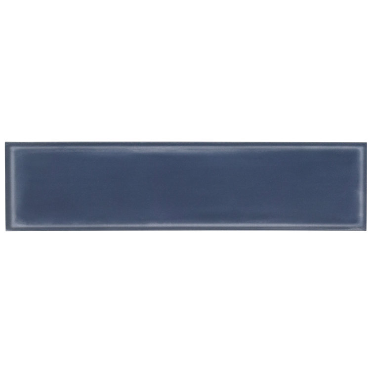 Stacy Garcia 4" x 16" Matte Blue Porcelain Wall Tile