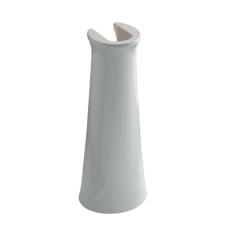 Cimarron Ice Grey Porcelain Pedestal Sink Base