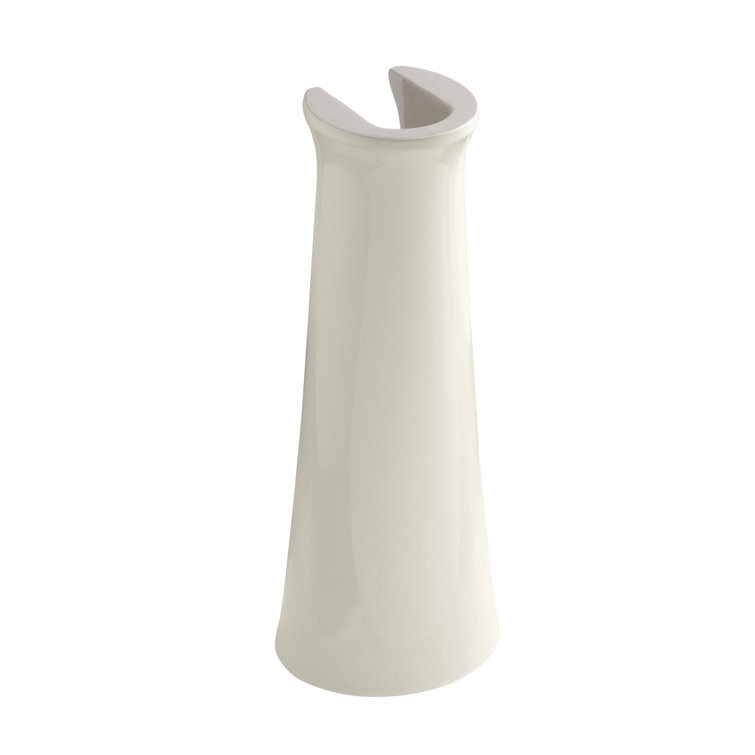 Cimarron Biscuit Porcelain Pedestal Bathroom Sink